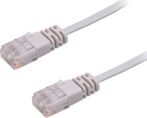 MicroConnect Patchcord U/UTP CAT6 1m szary płaski (V-UTP601-FLAT) kaina ir informacija | Kabeliai ir laidai | pigu.lt