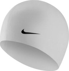 Шапочка для плавания Nike Os Solid WM 93060-100, белая цена и информация | Шапочки для плавания | pigu.lt