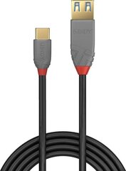 CABLE USB3.2 A-C 0.5M/ANTHRA 36910 LINDY цена и информация | Кабели для телефонов | pigu.lt