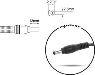 Mitsu 19V, 4.74A kaina ir informacija | Įkrovikliai nešiojamiems kompiuteriams | pigu.lt