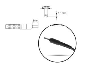 Mitsu 19V, 3.42A kaina ir informacija | Įkrovikliai nešiojamiems kompiuteriams | pigu.lt