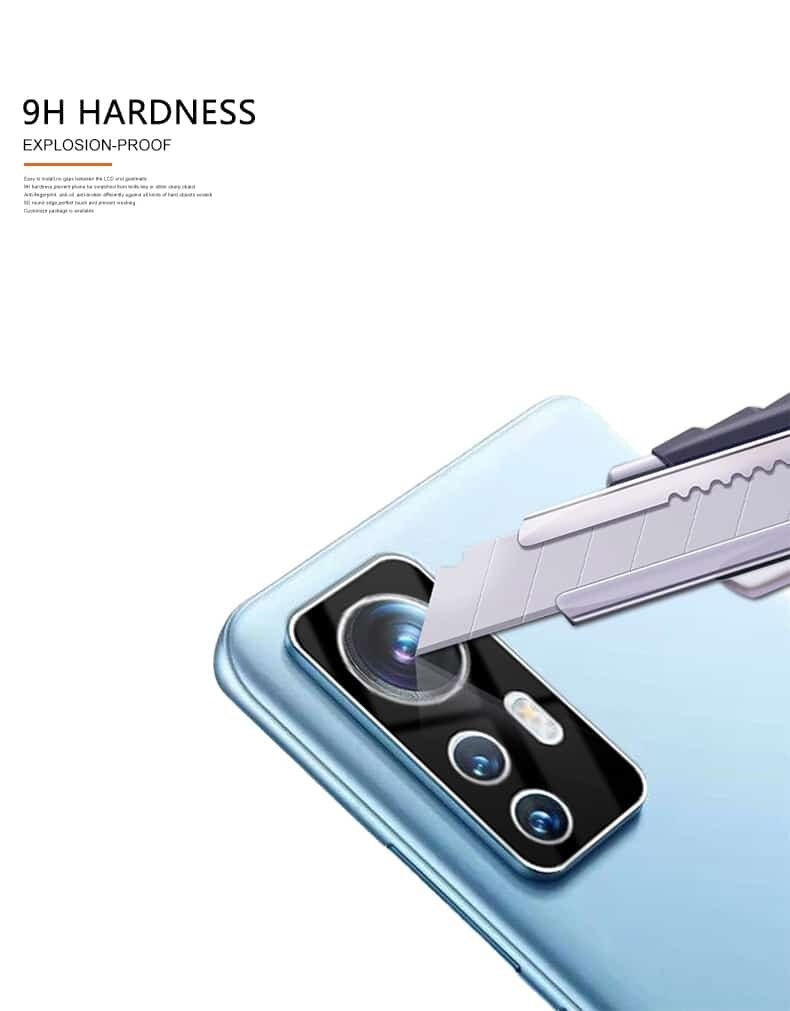 Apsauginis kameros stiklas Mocolo Silk skirtas Xiaomi 12/12X kaina ir informacija | Apsauginės plėvelės telefonams | pigu.lt