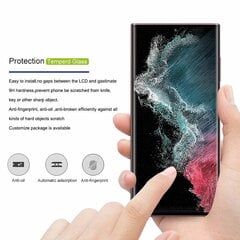 Apsauginis stiklas Mocolo 3D 9H Full Glue skirtas Samsung S22 Ultra kaina ir informacija | Apsauginės plėvelės telefonams | pigu.lt