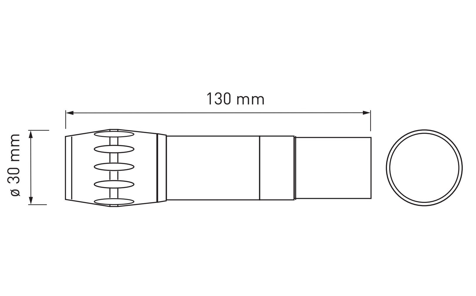 LED žibintuvėlis 5W, 3xAAA baterijos 1,5 V SOS zoom, 300lm, 6400K, diapazonas 200m, IP44, juodas kaina ir informacija | Žibintuvėliai, prožektoriai | pigu.lt