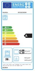 Hansa FCGX520209 kaina ir informacija | Dujinės viryklės | pigu.lt