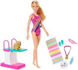 Кукла Барби пловчиха, GHK23 цена и информация | Игрушки для девочек | pigu.lt