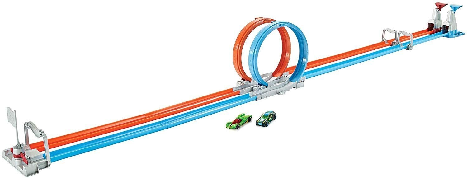 Trasa Dvi kilpos Hot Wheels, GFH85 цена и информация | Žaislai berniukams | pigu.lt