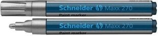 Žymeklis permanentinis 270 Schneider, sidabrinis kaina ir informacija | Rašymo priemonės | pigu.lt