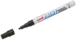 Постоянный маркер Uni-Ball Paint PX-21L Чёрный 12 штук цена и информация | Принадлежности для рисования, лепки | pigu.lt