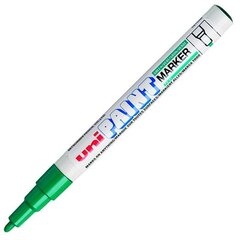 Постоянный маркер Uni-Ball Paint PX-21L Зеленый 12 штук цена и информация | Принадлежности для рисования, лепки | pigu.lt