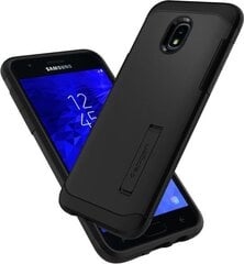 Dėklas Spigen 31617-uniw skirtas Samsung Galaxy J3 2018, juoda kaina ir informacija | Telefono dėklai | pigu.lt