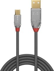 CABLE USB2 A TO MICRO-B 3M/CROMO 36653 LINDY цена и информация | Кабели для телефонов | pigu.lt