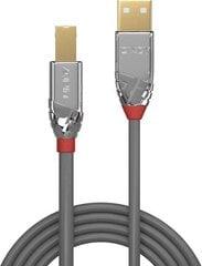 Кабель Lindy Cromo 36644, USB A/B, 5 м цена и информация | Кабели для телефонов | pigu.lt