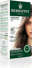 Ilgalaikiai plaukų dažai Herbatint C serijos pelenai Nr. 6C, tamsiai pelenų šviesūs kaina ir informacija | Plaukų dažai | pigu.lt