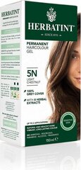 Ilgalaikiai plaukų dažai Herbatint serija N Natural Nr. 5N, šviesūs kaštoniniai kaina ir informacija | Plaukų dažai | pigu.lt