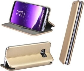 Dėklas Book Elegance Apple iPhone X/XS, aukso spalvos kaina ir informacija | Telefono dėklai | pigu.lt
