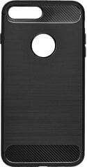 Forcell Carbon skirtas iPhone 7/8, juodas kaina ir informacija | Telefono dėklai | pigu.lt