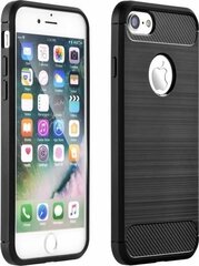 Dėklas Carbon skirtas iPhone 7 Plus / 8 Plus, juoda kaina ir informacija | Telefono dėklai | pigu.lt