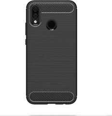 Forcell Carbon skirtas Huawei P20 Lite, juodas kaina ir informacija | Telefono dėklai | pigu.lt