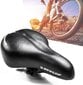 Gelinė dviračio sėdynė Dunlop, juoda цена и информация | Dviračių sėdynes ir sėdynių uždangalai | pigu.lt
