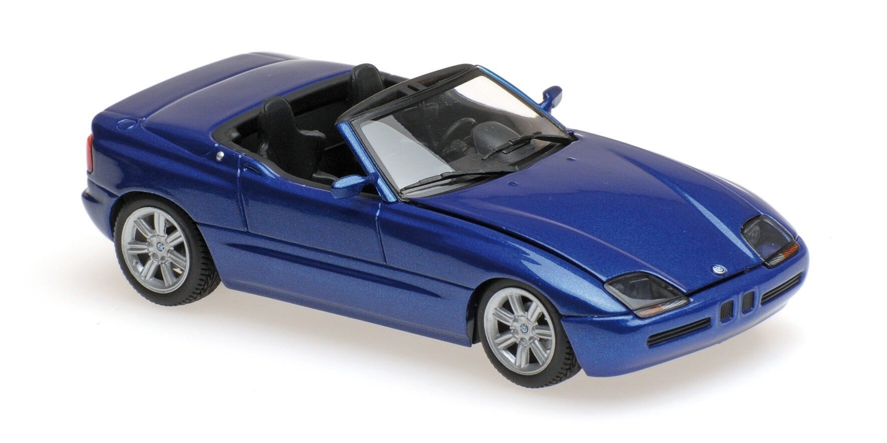 BMW Z1 (E30) – 1991 – BLUE METALLIC Maxichamps 1:43 kaina ir informacija | Kolekciniai modeliukai | pigu.lt