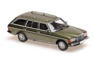 Модель машины MERCEDES-BENZ (W123) 230TE - 1982 - GREEN METALLIC Car Model Maxichamps 1:43 цена и информация | Коллекционные модели автомобилей | pigu.lt