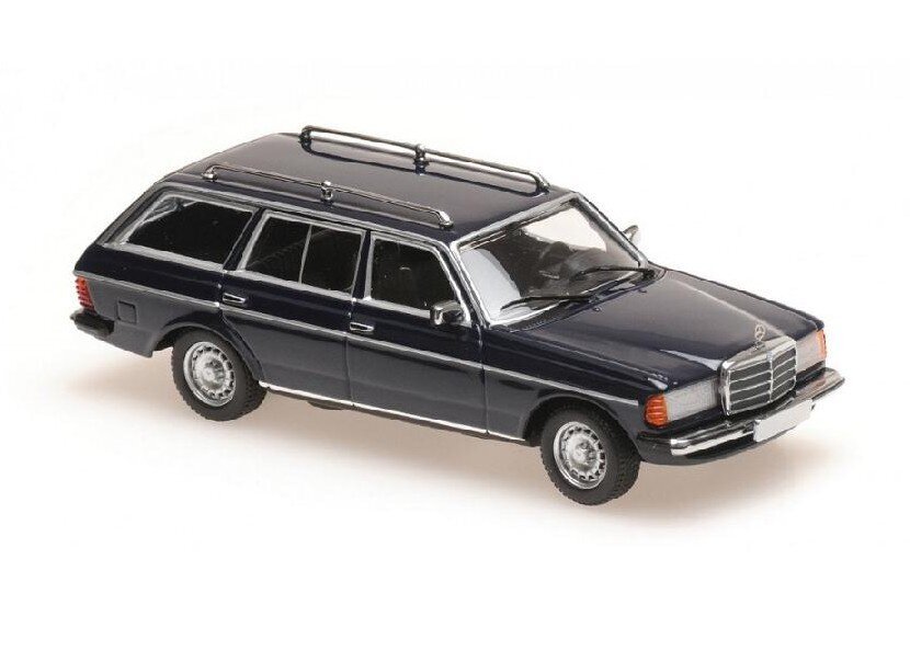 Kolekcinis modeliukas Maxichamps Mercedes-benz (W123) 230TE - 1982 - Blue Car Model 1:43, mėlynas kaina ir informacija | Kolekciniai modeliukai | pigu.lt