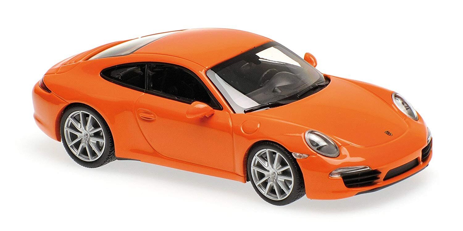 Porsche 911 Carrera S 2012 Orange Car Model Maxichamps 1:43 kaina ir informacija | Kolekciniai modeliukai | pigu.lt