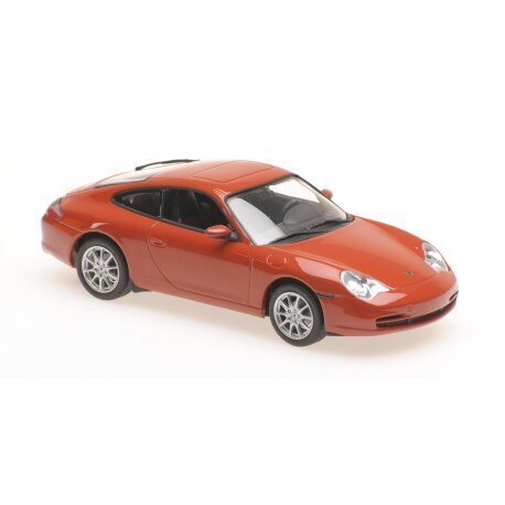 Porsche 911 Coupe – 2001 – Orange Red Metallic Car Model Maxichamps 1:43 kaina ir informacija | Kolekciniai modeliukai | pigu.lt