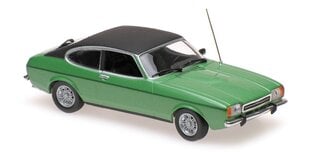 Ford Capri II 1974 Green Metallic Car Model Maxichamps 1:43 kaina ir informacija | Kolekciniai modeliukai | pigu.lt