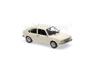 Alfa Romeo Alfasud 1972 White Car Model Maxichamps 1:43 kaina ir informacija | Kolekciniai modeliukai | pigu.lt
