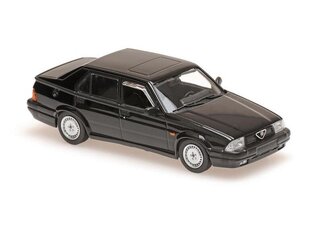 Alfa Romeo 75 V6 America - 1987 - BLACK Car Model Maxichamps 1:43 kaina ir informacija | Kolekciniai modeliukai | pigu.lt