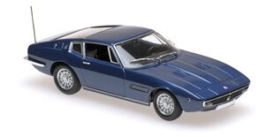 Maserati Ghibli Coupe – 1969 – Blue metallic Car Model Maxichamps 1:43 kaina ir informacija | Kolekciniai modeliukai | pigu.lt