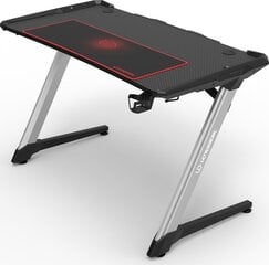 Žaidimų stalas Ultradesk Racer, juodas kaina ir informacija | Kompiuteriniai, rašomieji stalai | pigu.lt