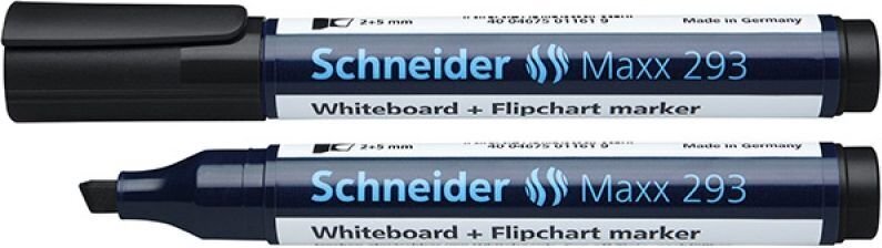 Žymeklis Schneider 293 2+5 mm, juodas kaina ir informacija | Rašymo priemonės | pigu.lt