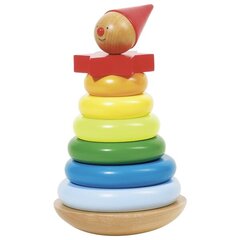 Medinė piramidė Goki kaina ir informacija | Žaislai kūdikiams | pigu.lt