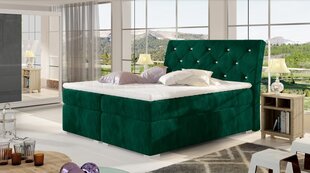 Кровать NORE Balvin, 140x200 см, зеленая цена и информация | Кровати | pigu.lt