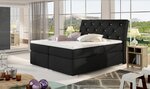 Кровать NORE Balvin, 140x200 см, черная