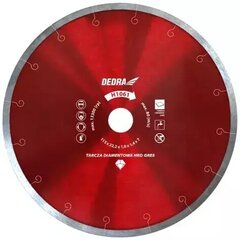 Deimantinis diskas kietai keramikai Dedra 125x22,2mm kaina ir informacija | Mechaniniai įrankiai | pigu.lt