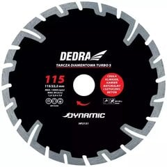 Diskas deimantinis Super Dynamic Dedra kaina ir informacija | Pjūklai, pjovimo staklės | pigu.lt
