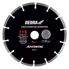 Diskas deimantinis sausam Dedra 115/22,2mm Dynamic цена и информация | Механические инструменты | pigu.lt
