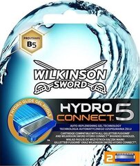 Skustuvo peiliukai Wilkinson Sword Hydro Connect 5, 2 vnt. kaina ir informacija | Skutimosi priemonės ir kosmetika | pigu.lt