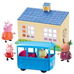 Komplektas Peppa Pig mokykla ir autobusas kaina ir informacija | Lavinamieji žaislai | pigu.lt