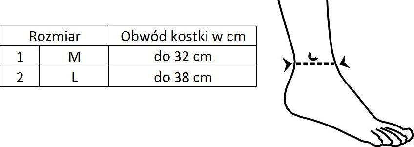 Kulkšnies įtvaras Toros Group M kaina ir informacija | Įtvarai | pigu.lt