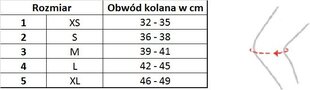 Kelio stabilizatorius TOROS-GROUP, juodas, 3 dydis kaina ir informacija | Įtvarai | pigu.lt