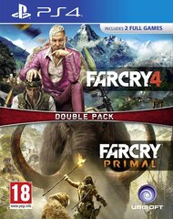 Far Cry Primal and Far Cry 4 Double Pack PS4 kaina ir informacija | Kompiuteriniai žaidimai | pigu.lt