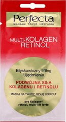 Pakelianti veido kaukė Perfecta Multi-Kolagen Retinol 8 ml kaina ir informacija | Veido kaukės, paakių kaukės | pigu.lt