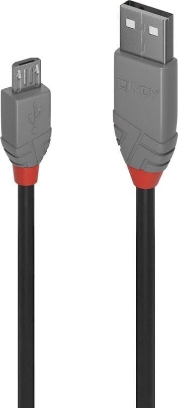 CABLE USB2 A TO MICRO-B 0.5M/ANTHRA 36731 LINDY kaina ir informacija | Laidai telefonams | pigu.lt