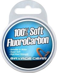 Леска Savage Gear Soft Fluoro Carbon 1.0mm 15m 111lb 50.5kg (54859) цена и информация | Лески | pigu.lt