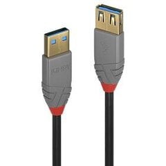 Кабель Lindy 36760 USB3.2 A, 0.5 м цена и информация | Кабели для телефонов | pigu.lt